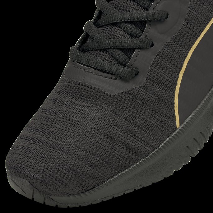 Puma På Tilbud Flyer Flex Dame Joggesko Svart-team Gull