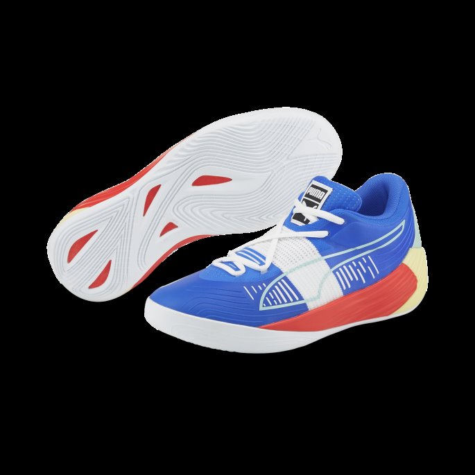 Puma På Salg Fusion Nitro Basketball Sko Bluemazing-sunblaze