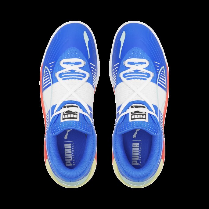 Puma På Salg Fusion Nitro Basketball Sko Bluemazing-sunblaze