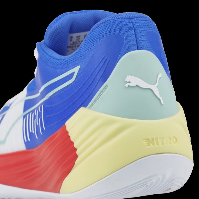 Puma På Salg Fusion Nitro Basketball Sko Bluemazing-sunblaze
