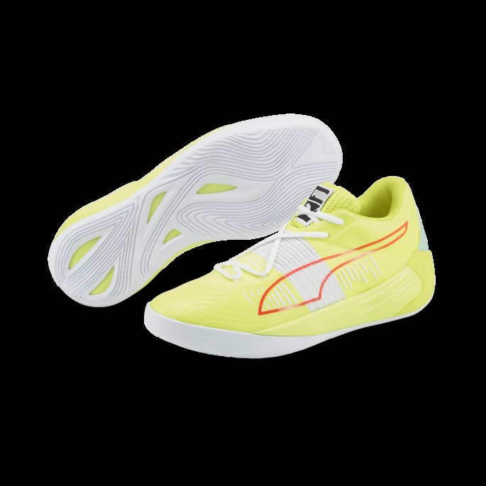 Fusion Nitro Basketball Sko Gul Glow-sunblaze Puma På Salg