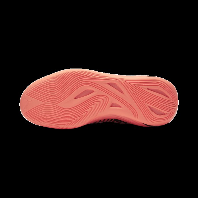 Fusion Nitro Basketball Sko Puma På Tilbud Neon Sitrus-svart