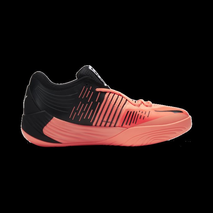 Fusion Nitro Basketball Sko Neon Sitrus-svart Puma På Tilbud