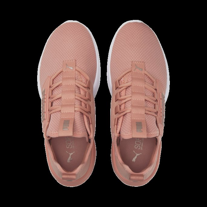 Rosett-rosa Gull Gjengjelde Mesh Løpesko For Kvinner Puma På Salg