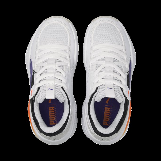White-prisme Violet Court Rider I Basketball Joggesko Store Barn Puma På Tilbud