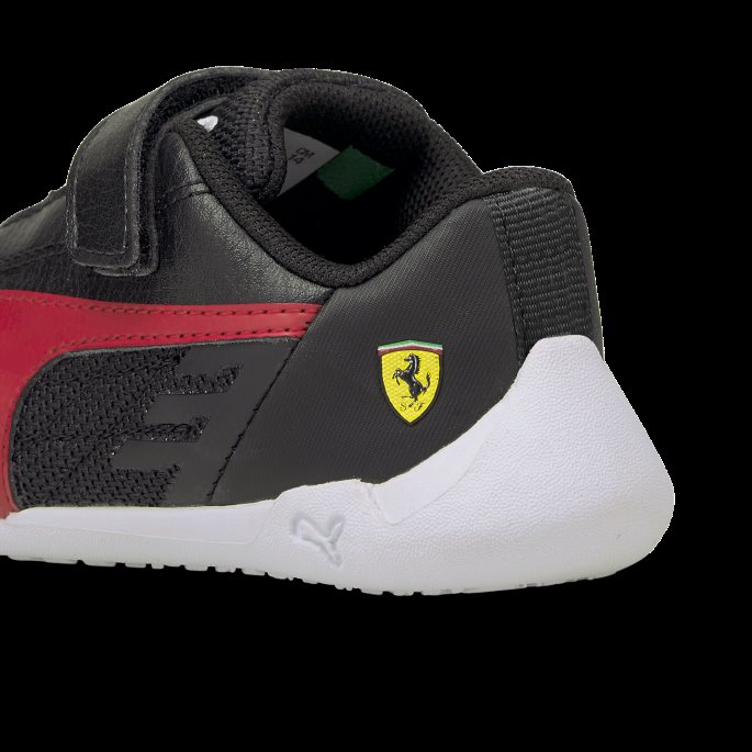 Svart-rosso Corsa-hvit Puma På Salg Scuderia Ferrari Race R-cat V Babysko