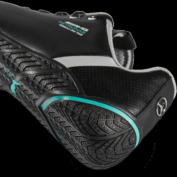 Mercedes F1 Ridge Cat Motorsport Sko Svart-spektra Grønn Puma På Salg