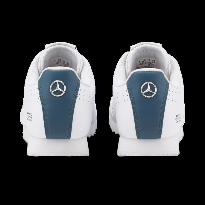 Hvit-blå Korall Puma På Salg Mercedes F1 Roma Via Motorsport Sko Store Barn