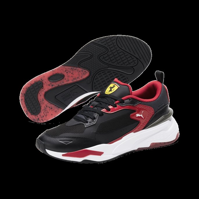 Puma På Salg Scuderia Ferrari Rs-fast Motorsport Sko Svart-rosso Corsa-asfalt