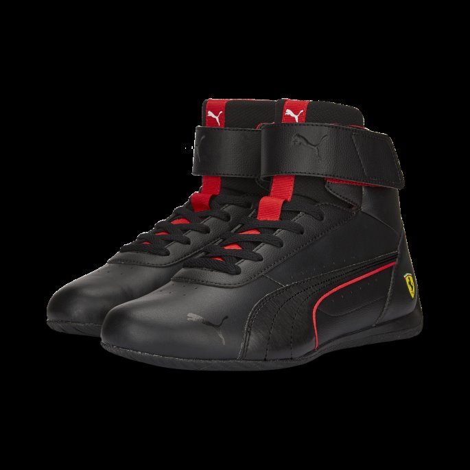Scuderia Ferrari Neo Cat Mid Top Motorsportsko Puma På Tilbud Svart-svart
