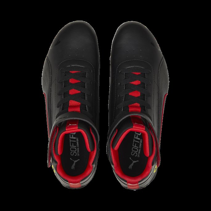 Scuderia Ferrari Neo Cat Mid Top Motorsportsko Puma På Tilbud Svart-svart