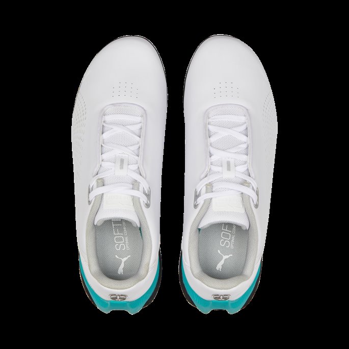 Puma På Salg Mercedes-amg Petronas Formel 1 Drift Cat Decima Motorsport Sko Ungdom Hvit-spektra Grønn-svart