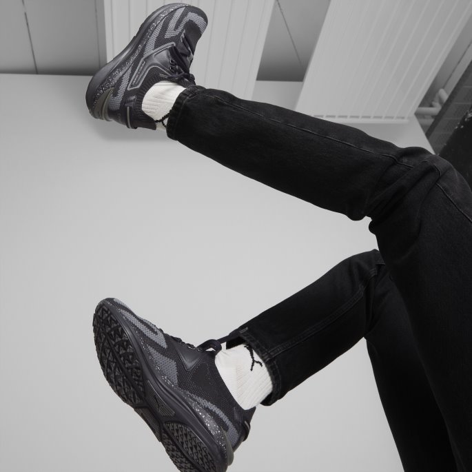 Porsche Design Evoknit Trainer Ii Motorsport Sko Menn Puma På Salg Jet Black-asfalt
