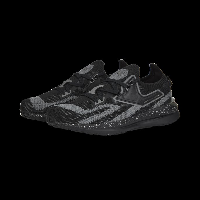 Porsche Design Evoknit Trainer Ii Motorsport Sko Menn Puma På Salg Jet Black-asfalt