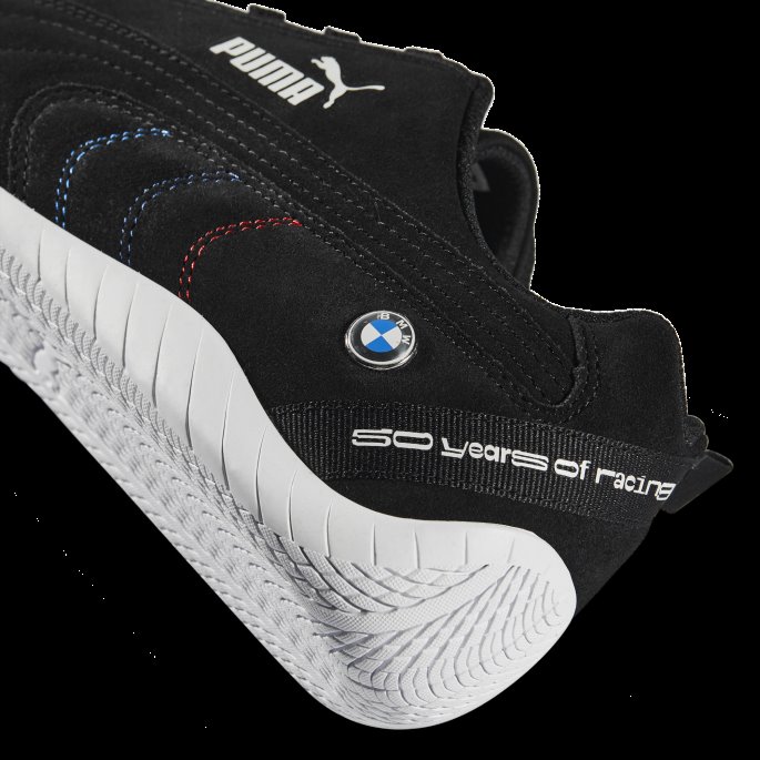 Bmw M Motorsport Speedcat Kjøresko Puma På Tilbud Svart-svart-hvit