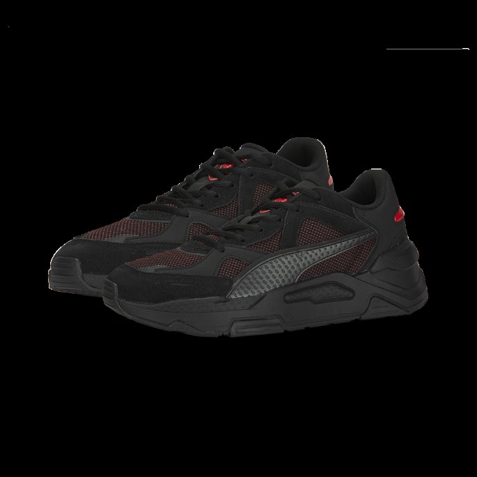 Puma På Salg Black-rosso Corsa Scuderia Ferrari Metal Energy Rs-simul8 Joggesko