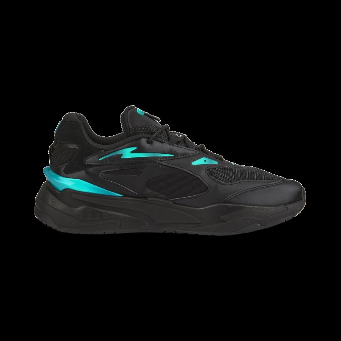 Mercedes-amg Petronas Motorsport Metal Energy Rs-fast Joggesko Puma På Tilbud Svart-spektra Grønn