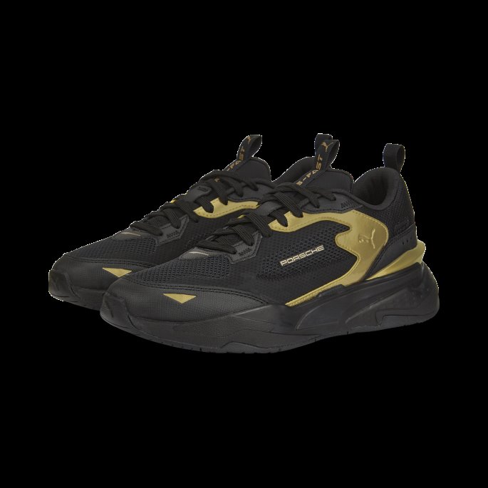 Black-team Gold Puma På Tilbud Porsche Legacy Metal Energy Rs-fast Joggesko