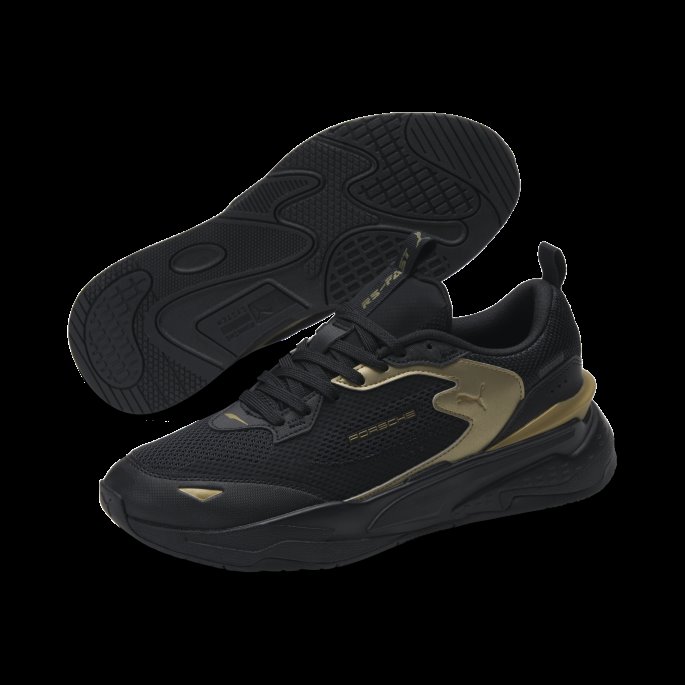 Puma På Tilbud Black-team Gull Porsche Legacy Metal Energy Rs-fast Joggesko