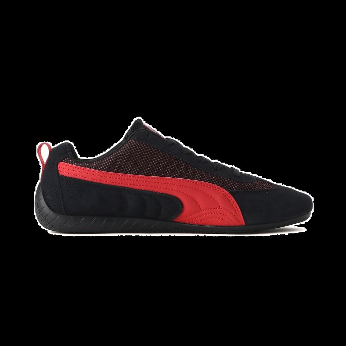 Black-rosso Corsa Puma På Tilbud Scuderia Ferrari Metal Energy Speedcat Kjøresko