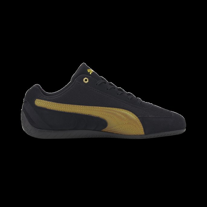 Porsche Legacy Metal Energy Speedcat Kjøresko Black-team Gold Puma På Salg