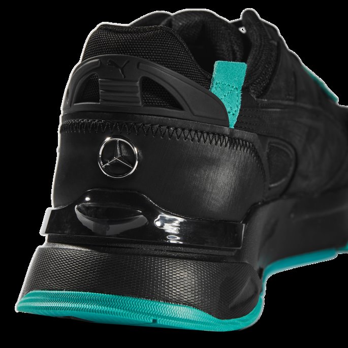 Puma På Salg Svart-spektra Grønn Mercedes-amg Petronas Motorsport F1 Mirage Sport Tech Motorsport Sko