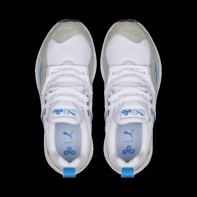 Puma På Tilbud X Cloud9 Trc Blaze Esport Joggesko Hvit-sølv