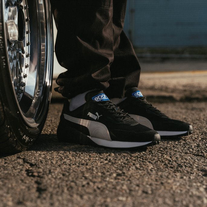 Puma På Tilbud X Sparco Speedfusion Kjøresko Svart-hvit