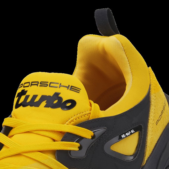 Puma På Tilbud Porsche Legacy Trc Blaze Motorsport Sko Sitron Krom-svart