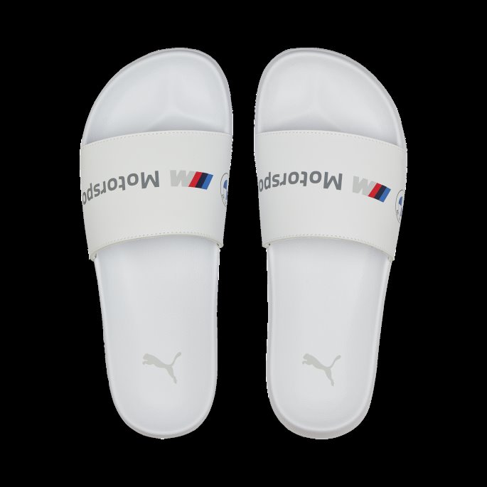 Hvit-hvit Puma På Salg Bmw M Motorsport Logo Leadcat 2.0 Motorsport Slides