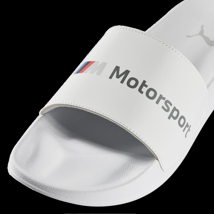 Hvit-hvit Puma På Salg Bmw M Motorsport Logo Leadcat 2.0 Motorsport Slides
