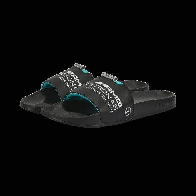 Puma På Tilbud Svart-svart Mercedes-amg Petronas Motorsport F1 Leadcat 2.0 Logosandaler