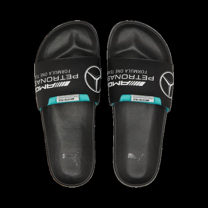 Puma På Tilbud Svart-svart Mercedes-amg Petronas Motorsport F1 Leadcat 2.0 Logosandaler