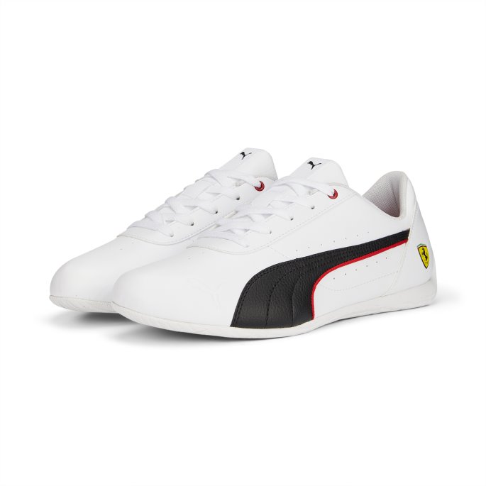 Scuderia Ferrari Neo Cat Racing Sko Puma På Tilbud Hvit-svart