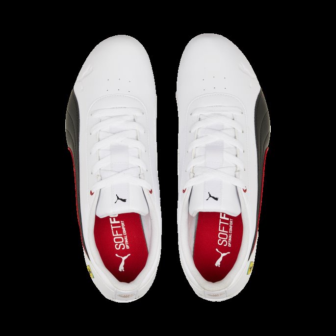 Scuderia Ferrari Neo Cat Racing Sko Puma På Tilbud Hvit-svart