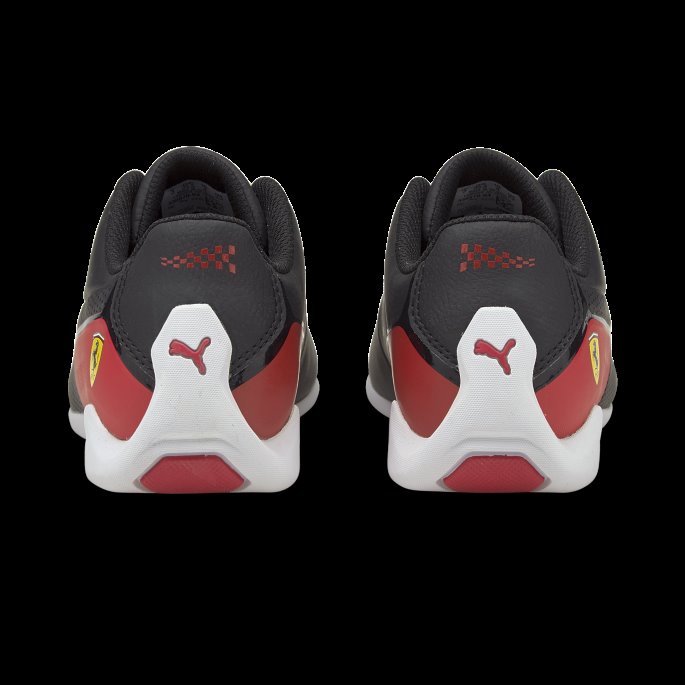 Puma På Tilbud Black-rosso Corsa Scuderia Ferrari Drift Cat 8 Ungdomstrenere