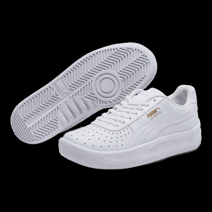 Gv Spesial Joggesko Store Barn White-team Gull Puma På Salg