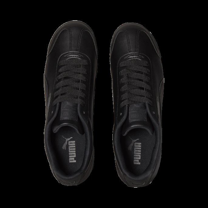 Roma Basic Joggesko Svart-svart Puma På Tilbud