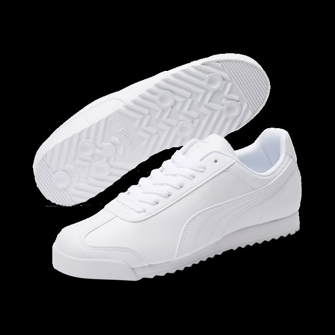 Puma På Tilbud Roma Basic Joggesko Hvit-lys Grå