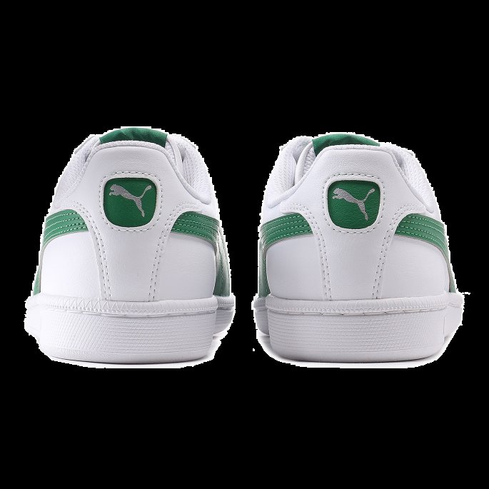 Smash Skinnsko Hvit-verdant Grønn Puma På Salg