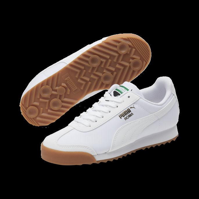 Roma Basic Sommer Joggesko Store Barn Puma På Tilbud Hvit
