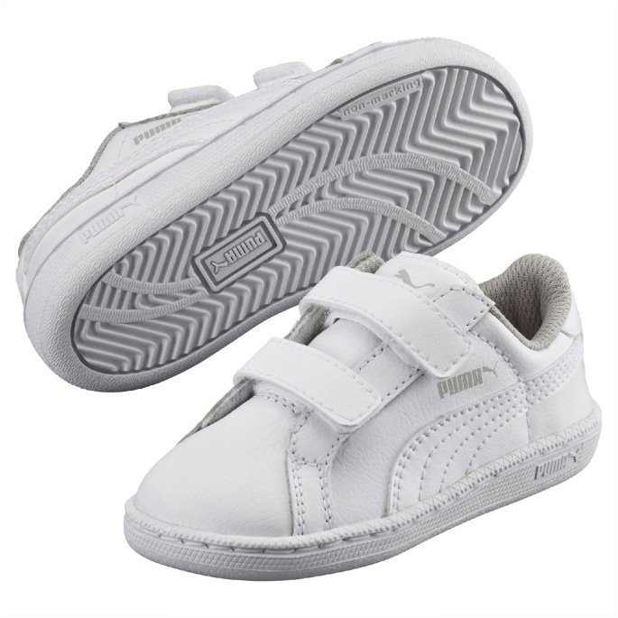 Smash Babysko Puma På Tilbud Hvit-hvit