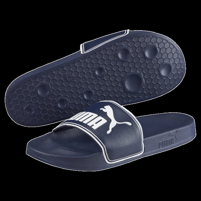 Leadcat Slides Peacoat-white Puma På Salg