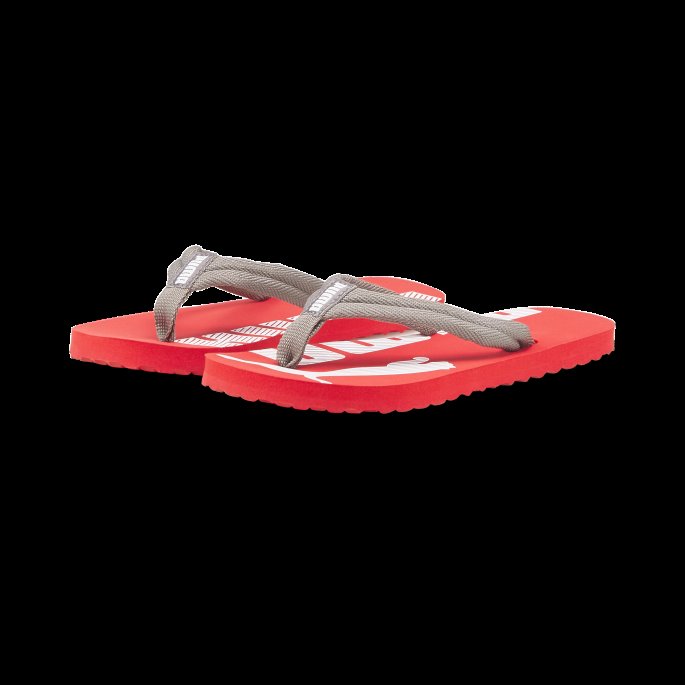 Rød-stål Grå-hvit Episk Flip V2 Barnesandaler Puma På Tilbud