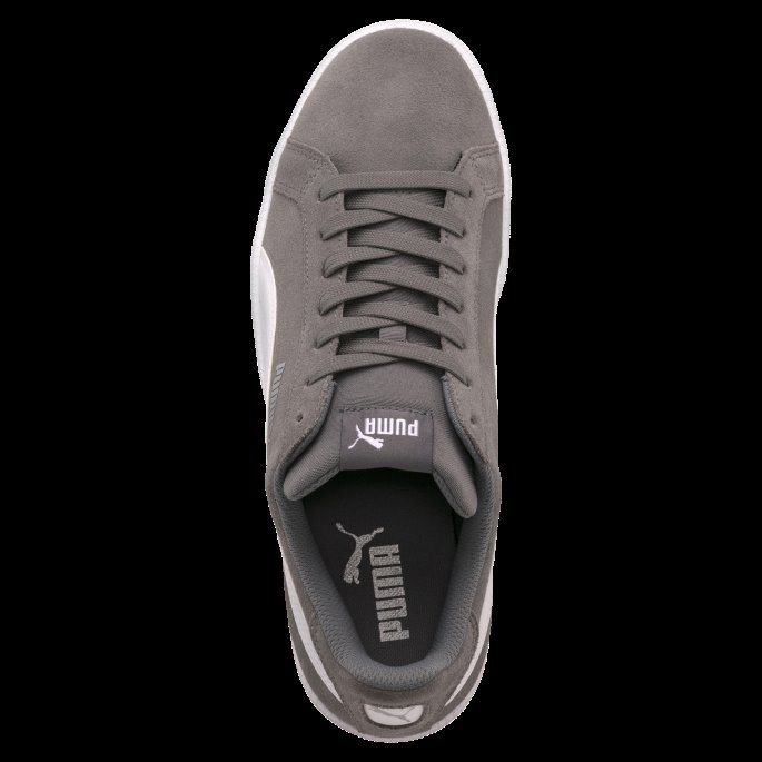 Puma På Tilbud Smash Sko I Semsket Skinn Stille Nyanse-hvit