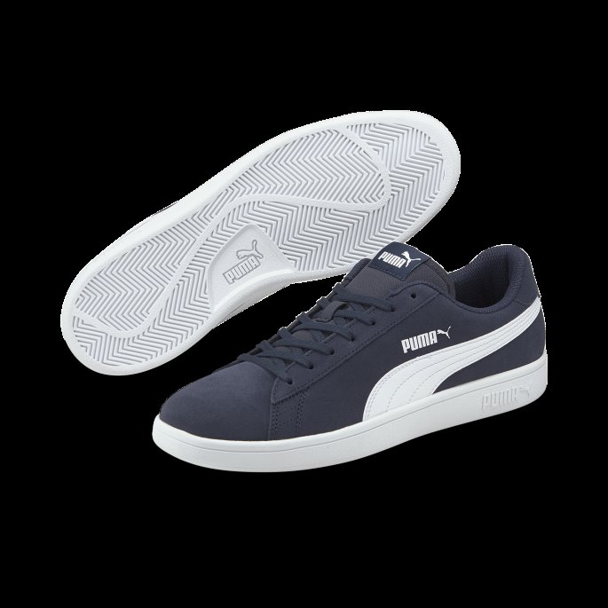 Puma På Tilbud Smash V2 Sneakers Peacoat-hvit