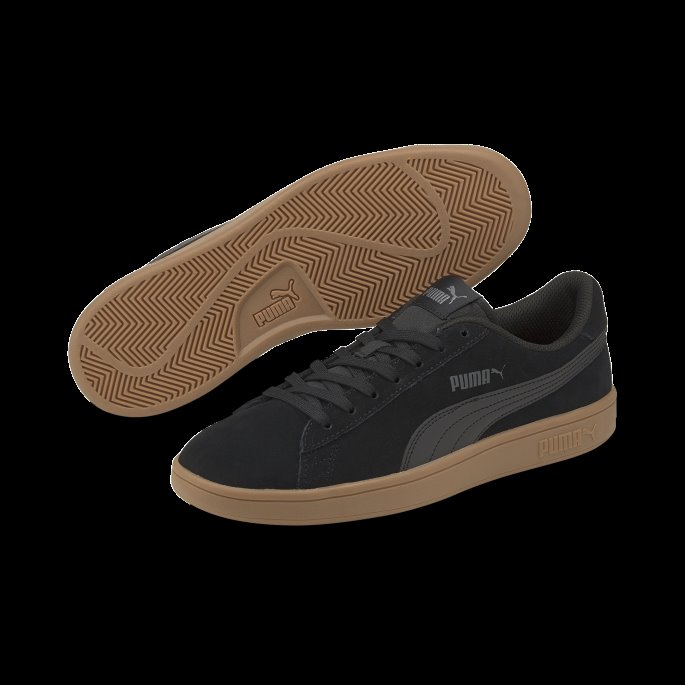 Puma På Tilbud Svart-svart Smash V2 Trenere
