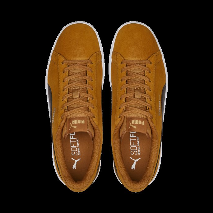 Puma På Tilbud Smash V2 Trenere Desert Tan-chocolate-team Gold