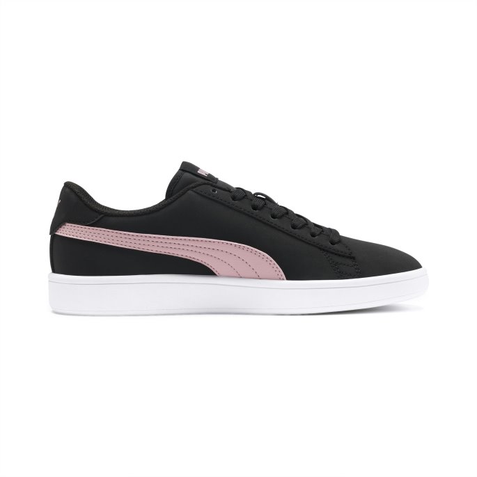 Puma På Tilbud Smash V2 Buck Joggesko Sort-brude Rosa-hvit