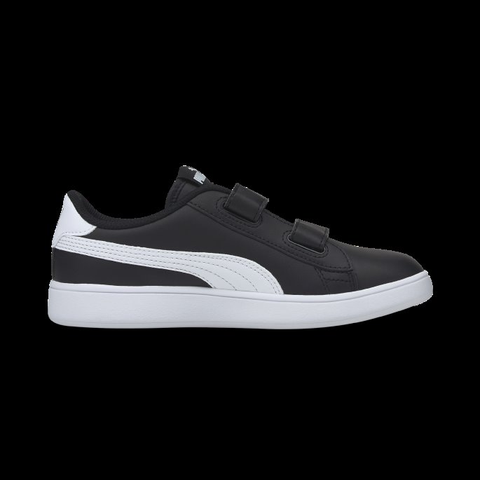 Svart-hvit Smash V2 Barnesko Puma På Tilbud